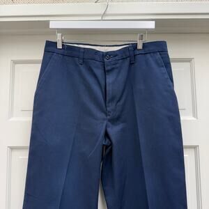 Vintage Red Kap Industries 34x30 Mens Workwear Navy Blue Pants Slacks Classic